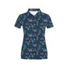 Seaweed Print Design Lks306 Women'S Polo Shirt