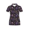 Seaweed With Jelly Fish Print Design Lks305 Women'S Polo Shirt