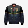 Secre Swallowtail Bomber Jacket Custom Black Clover Cosplay Costumes Bomber Jacket