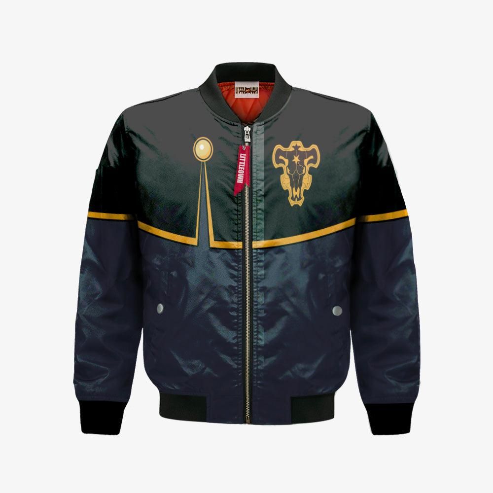 Secre Swallowtail Bomber Jacket Custom Black Clover Cosplay Costumes Bomber Jacket Secre Swallowtail Bomber Jacket Custom Black Clover Cosplay Costumes Bomber Jacket