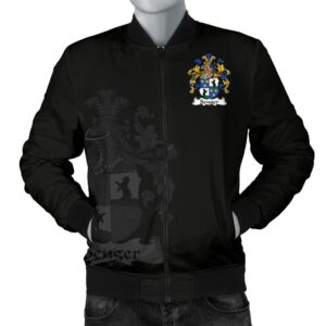 Senger Germany Men's Bomber Jacket - German Family Crest A7 Bomber Jacket