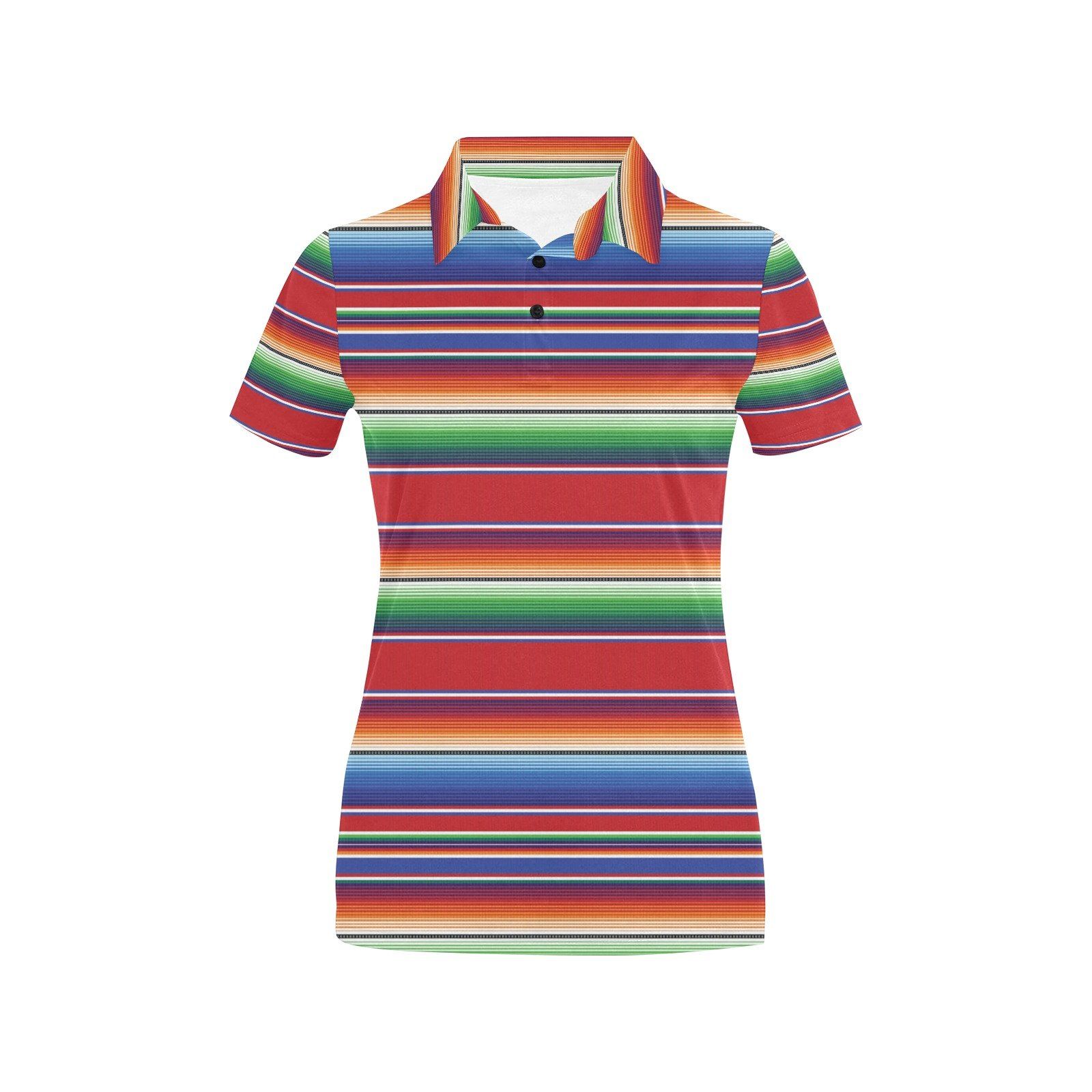 Serape Print Design Lks304 Women'S Polo Shirt Serape Print Design Lks304 Women'S Polo Shirt
