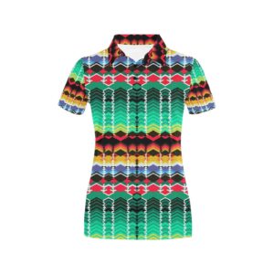Serape Print Design Lks307 Women'S Polo Shirt