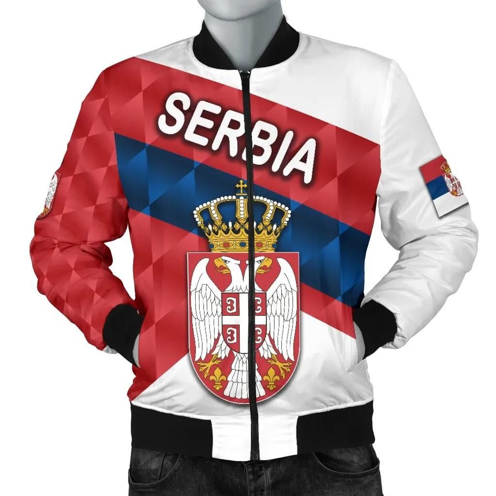 Serbia Men Bomber Jacketporty Style K8 Bomber Jacket Serbia Men Bomber Jacketporty Style K8 Bomber Jacket