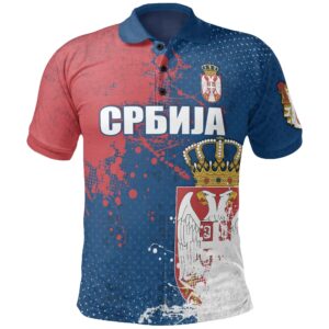 Serbia Polo Shirt - The Great Serbia (Serbian Language) - BN15