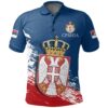 Serbia Special Polo Shirt - Blue Version A7