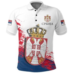 Serbia Special Polo Shirt - White Version A7