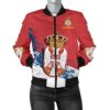 Serbia Special Women's Bomber Jacket A5 Bomber Jacket