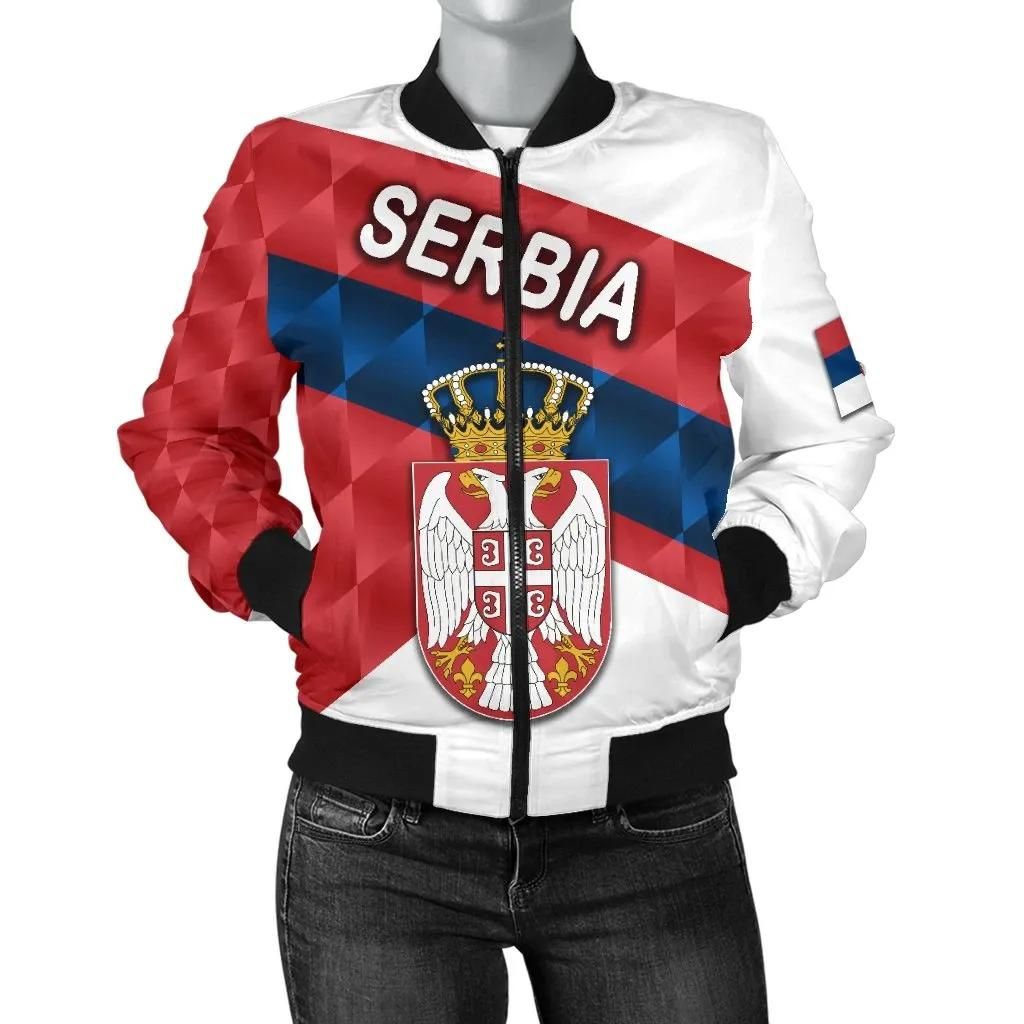 Serbia Women Bomber Jacketporty Style K8 Bomber Jacket Serbia Women Bomber Jacketporty Style K8 Bomber Jacket