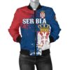 Serbia Women's Bomber Jacket - The Great Serbia (Original) - BN15 Bomber Jacket