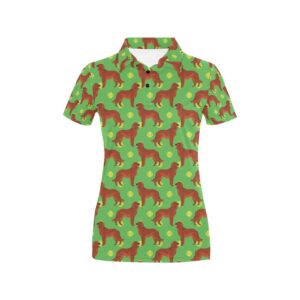 Setters Irish Print Design Lks302 Women'S Polo Shirt