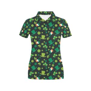 Shamrock Saint Patrick'S Day Print Design Lks304 Women'S Polo Shirt