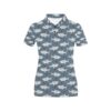 Shark Print Design Lks305 Women'S Polo Shirt