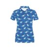 Shark Print Design Lks308 Women'S Polo Shirt