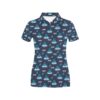 Shark Print Design Lks309 Women'S Polo Shirt