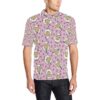 Sheep Cute Pattern Print Design 01 Men Polo Shirt