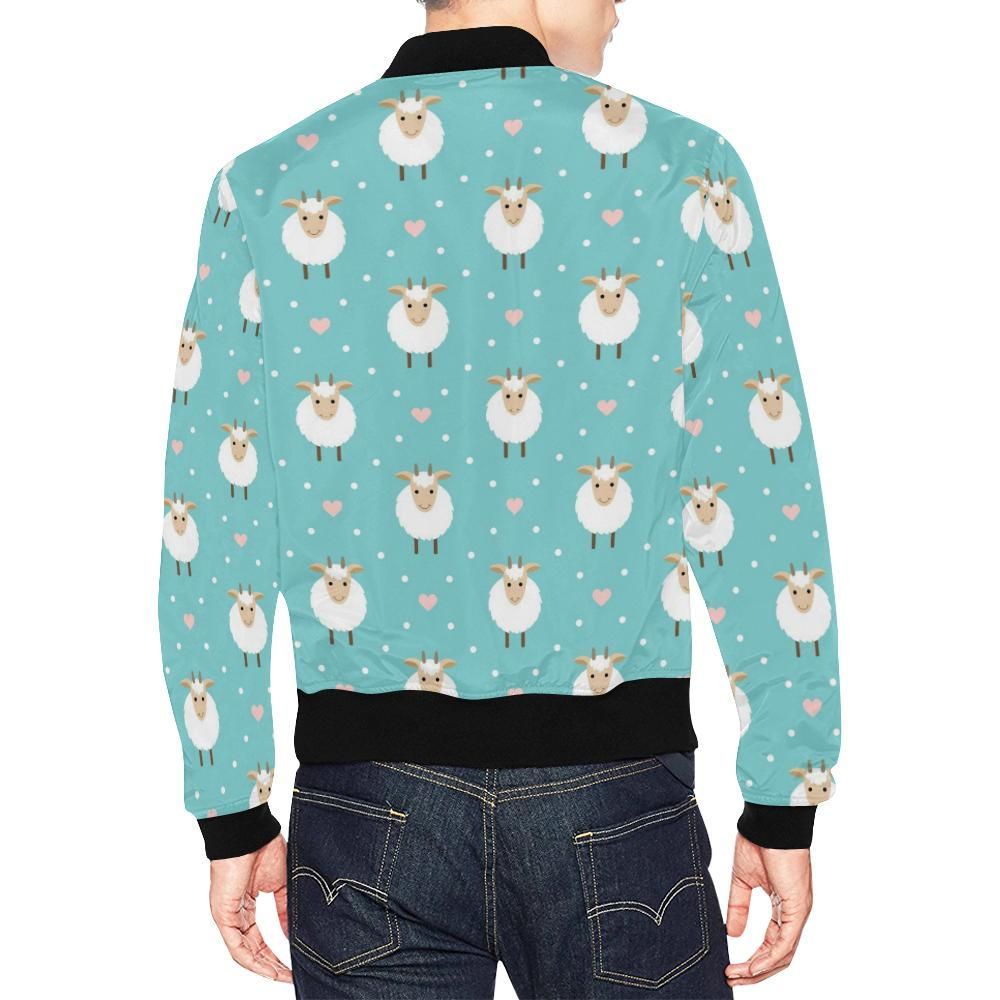 Sheep-Goat-Pattern-Print-Mens-Bomber-Jacket-2