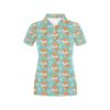 Shiba Inu Print Design Lks3013 Women'S Polo Shirt