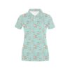 Shiba Inu Print Design Lks302 Women'S Polo Shirt