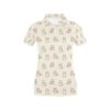 Shiba Inu Print Design Lks306 Women'S Polo Shirt