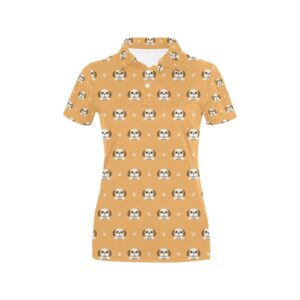 Shih Tzu Print Design Lks303 Women'S Polo Shirt
