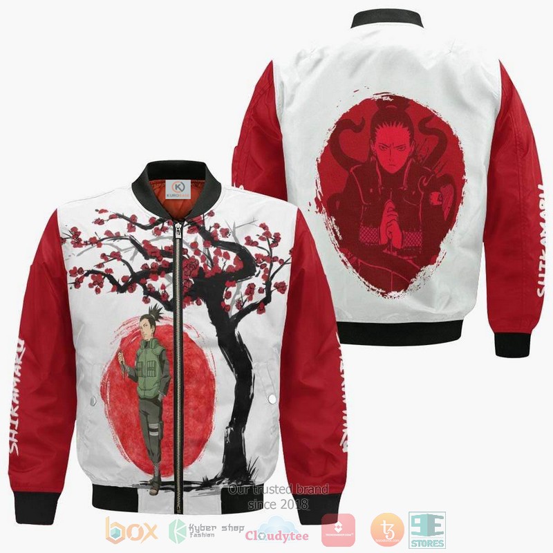 Shikamaru Naruto Outfits Anime Ninja Under The Sun Bomber Jacket Shikamaru Naruto Outfits Anime Ninja Under The Sun Bomber Jacket