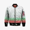 Shinobu Kocho Pattern Bomber Jacket Custom KNY Cosplay Costumes