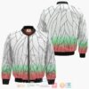 Shinobu Kocho Pattern Demon Slayer Anime Cosplay Costume Bomber Jacket