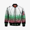 Shinobu Kocho bomber Jacket Custom KNY Cosplay Costumes Bomber Jacket
