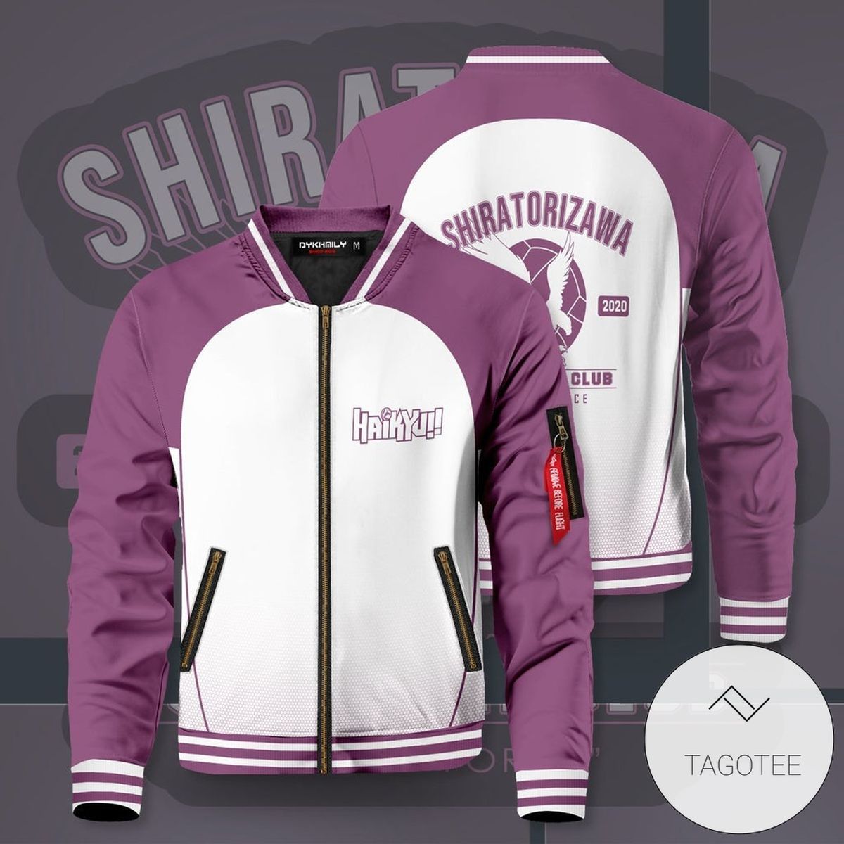Shiratorizawa Intense Force Bomber Jacket Shiratorizawa Intense Force Bomber Jacket