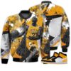 Shirt To Go With JD 1 High OG Yellow Toe - Got Em Shoes Goat - OG Yellow Toe 1s Gifts Unisex Matching 3D Bomber Jacket