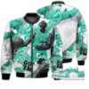 Shirt To Go With JD 1 Low New Emerald - Got Em Shoes Goat - New Emerald 1s Gifts Unisex Matching 3D Bomber Jacket