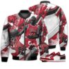 Shirt To Go With JD 1 Low Reverse Black Toe - Got Em Shoes Goat - Reverse Black Toe 1s Gifts Unisex Matching 3D Bomber Jacket