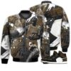 Shirt To Go With JD 1 Mid SE Olive Toe - Got Em Shoes Goat - Mid SE Olive Toe 1s Gifts Unisex Matching 3D Bomber Jacket
