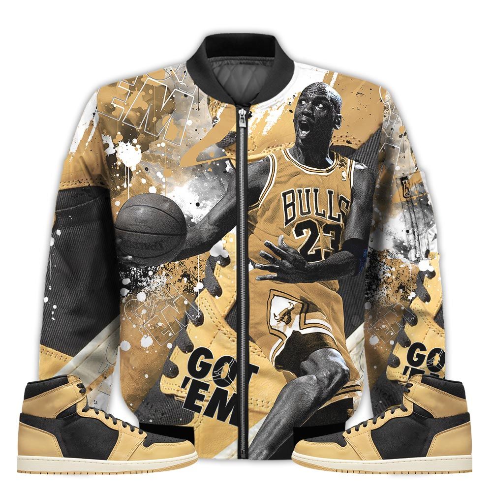 Shirt-To-Go-With-JD-1-Retro-High-OG-Heirloom-Got-Em-Shoes-Goat-OG-Heirloom-1s-Gifts-Unisex-Matching-3D-Bomber-Jacket-1
