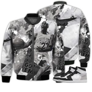 Shirt To Go With JD 1 Retro High OG Stage Haze - Got Em Shoes Goat - Stage Haze 1s Gifts Unisex Matching 3D Bomber Jacket