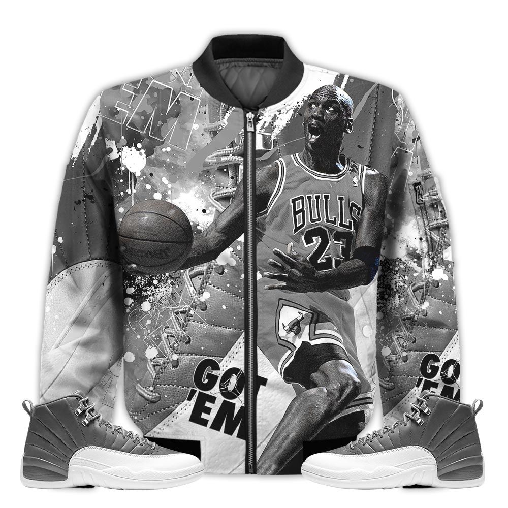 Shirt-To-Go-With-JD-12-Retro-Stealth-Got-Em-Shoes-Goat-Retro-Stealth-12s-Gifts-Unisex-Matching-3D-Bomber-Jacket-1