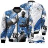 Shirt To Go With JD 13 French Blue - Got Em Shoes Goat - French Blue 13s Gifts Unisex Matching 3D Bomber Jacket
