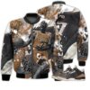 Shirt To Go With JD 3 Retro Desert Elephant - Got Em Shoes Goat - Desert Elephant 3s Gifts Unisex Matching 3D Bomber Jacket