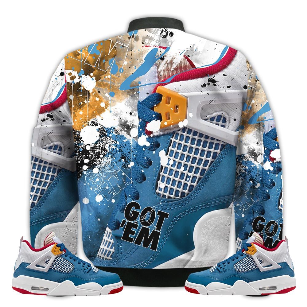 Shirt-To-Go-With-JD-4-GS-Messy-Room-Got-Em-Shoes-Goat-Messy-Room-4s-Gifts-Unisex-Matching-3D-Bomber-Jacket-2