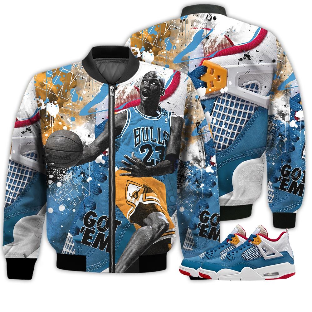 Shirt To Go With JD 4 GS Messy Room - Got Em Shoes Goat - Messy Room 4s Gifts Unisex Matching 3D Bomber Jacket Shirt To Go With JD 4 GS Messy Room - Got Em Shoes Goat - Messy Room 4s Gifts Unisex Matching 3D Bomber Jacket