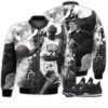 Shirt To Go With JD 4 Retro Black Canvas - Got Em Shoes Goat - Black Canvas 4s Gifts Unisex Matching 3D Bomber Jacket
