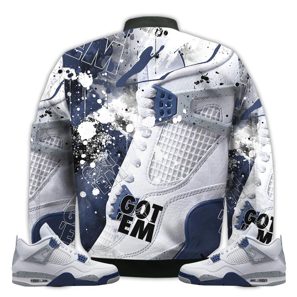 Shirt-To-Go-With-JD-4-Retro-Midnight-Navy-Got-Em-Shoes-Goat-Midnight-Navy-4s-Gifts-Unisex-Matching-3D-Bomber-Jacket-2