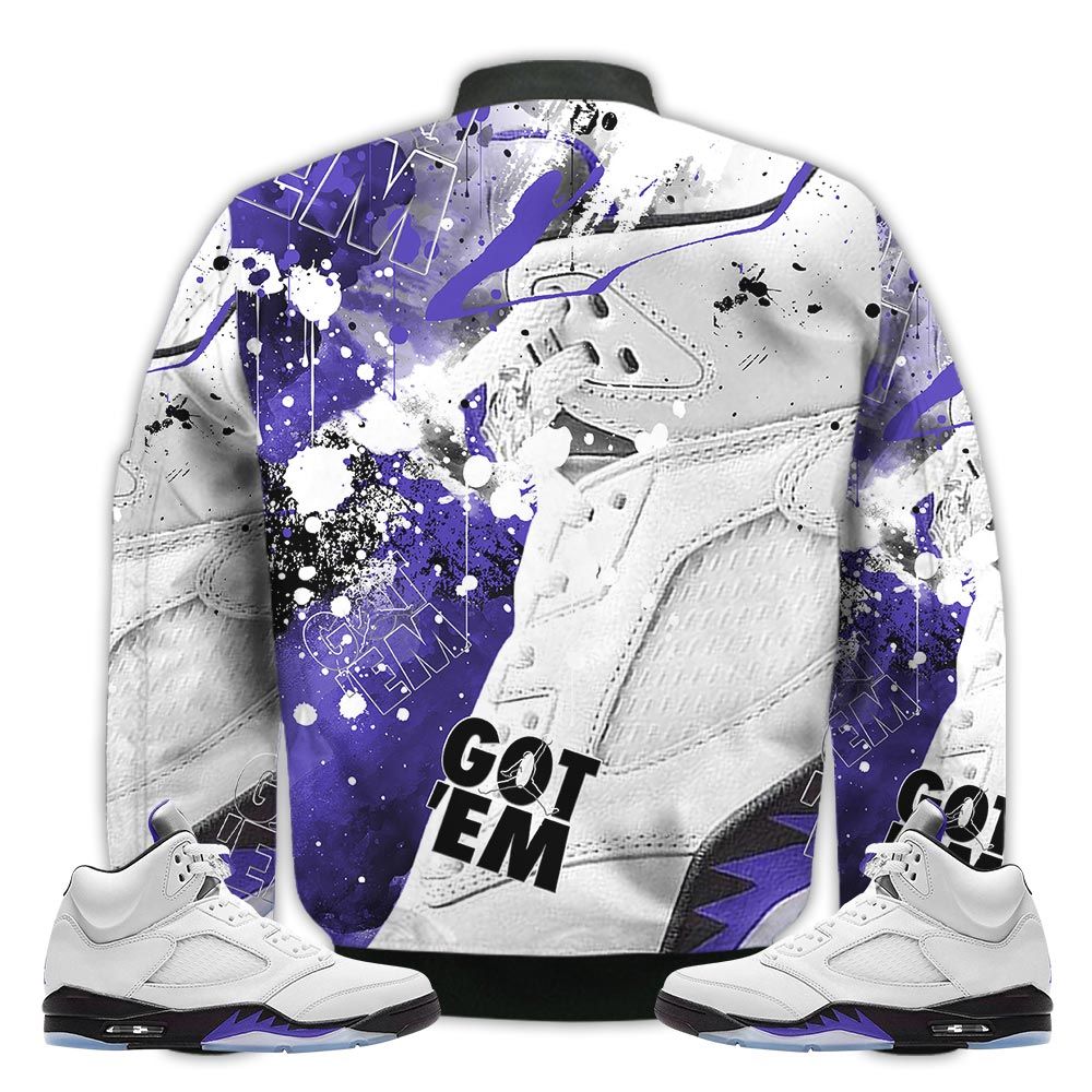 Shirt-To-Go-With-JD-5-Retro-Concord-Got-Em-Shoes-Goat-Retro-Concord-5s-Gifts-Unisex-Matching-3D-Bomber-Jacket-2