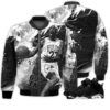 Shirt To Go With JD 6 Black Chrome - Got Em Shoes Goat - Black Chrome 6s Gifts Unisex Matching 3D Bomber Jacket