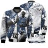 Shirt To Go With JD 6 Retro Midnight Navy - Got Em Shoes Goat - Midnight Navy 6s Gifts Unisex Matching 3D Bomber Jacket
