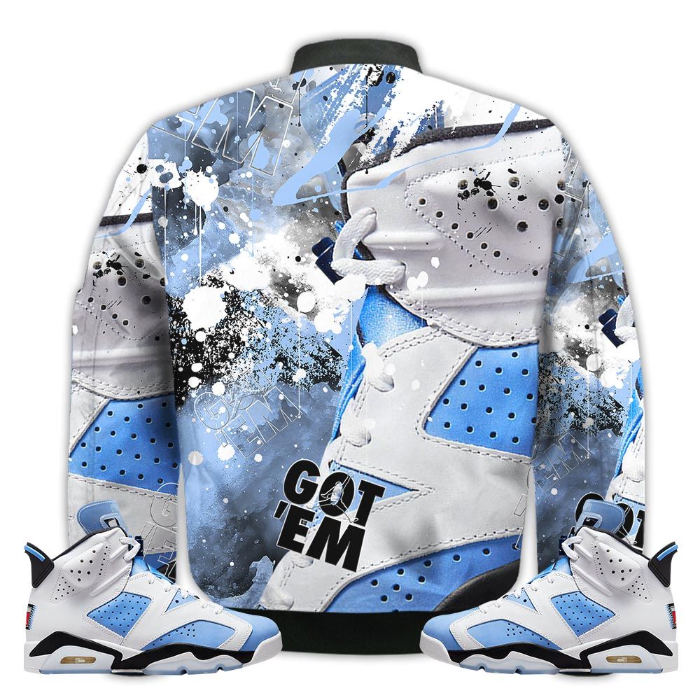 Shirt-To-Go-With-JD-6-University-Blue-Got-Em-Shoes-Goat-University-Blue-6s-Gifts-Unisex-Matching-3D-Bomber-Jacket-2