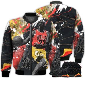 Shirt To Go With JD 7 Retro Citrus - Got Em Shoes Goat - Citrus 7s Gifts Unisex Matching 3D Bomber Jacket