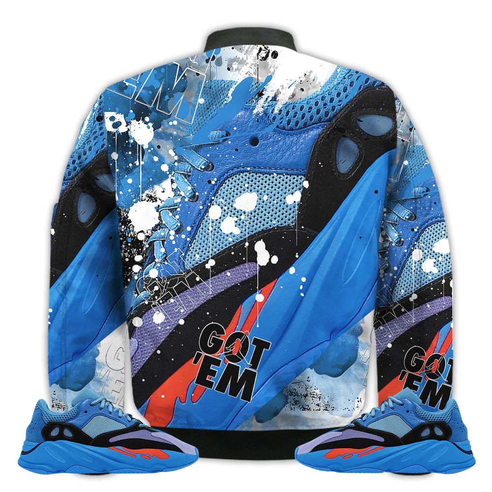 Shirt-To-Go-With-Yz-700-V1-Hi-Res-Blue-Got-Em-Shoes-Goat-V1-Hi-Res-Blue-700s-Gifts-Unisex-Matching-3D-Bomber-Jacket-2
