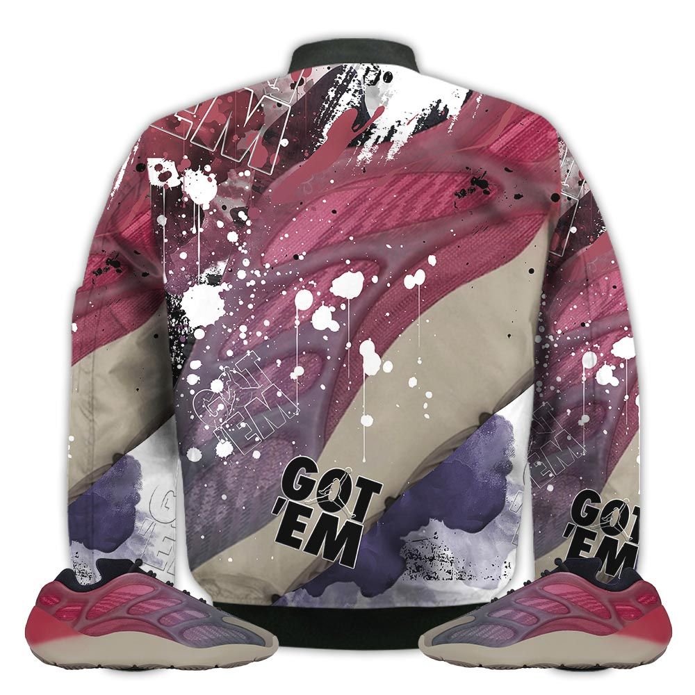 Shirt-To-Go-With-Yz-700-V3-Fade-Carbon-Got-Em-Shoes-Goat-V3-Fade-Carbon-700s-Gifts-Unisex-Matching-3D-Bomber-Jacket-2